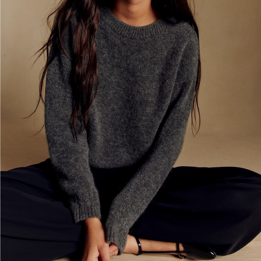 Sezane Amiel Sweater- In Light Gray/No longer sold